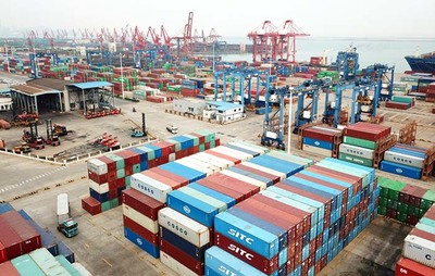 一季度貨物貿易進出口總值6.57萬億元(組圖)