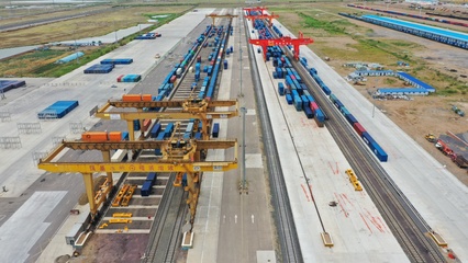 創新高！我國最大陸路口岸鐵路半年貨運進出口量突破1000萬噸